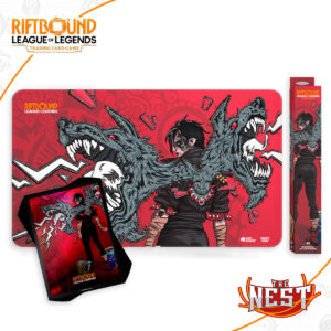 Double Kill!!!!: Vi, Piltover Enforcer Playmat + Vi, Piltover Enforcer Art Sleeves